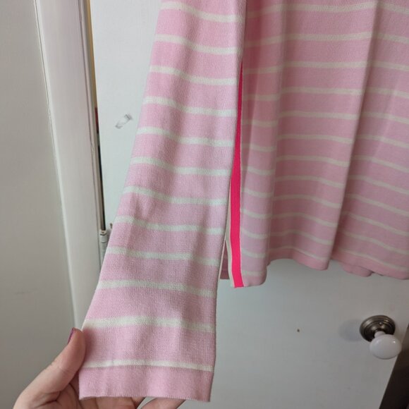 Vineyard Vines Pink Striped Long Sleeve Sweater Size Medium - Picture 7 of 12